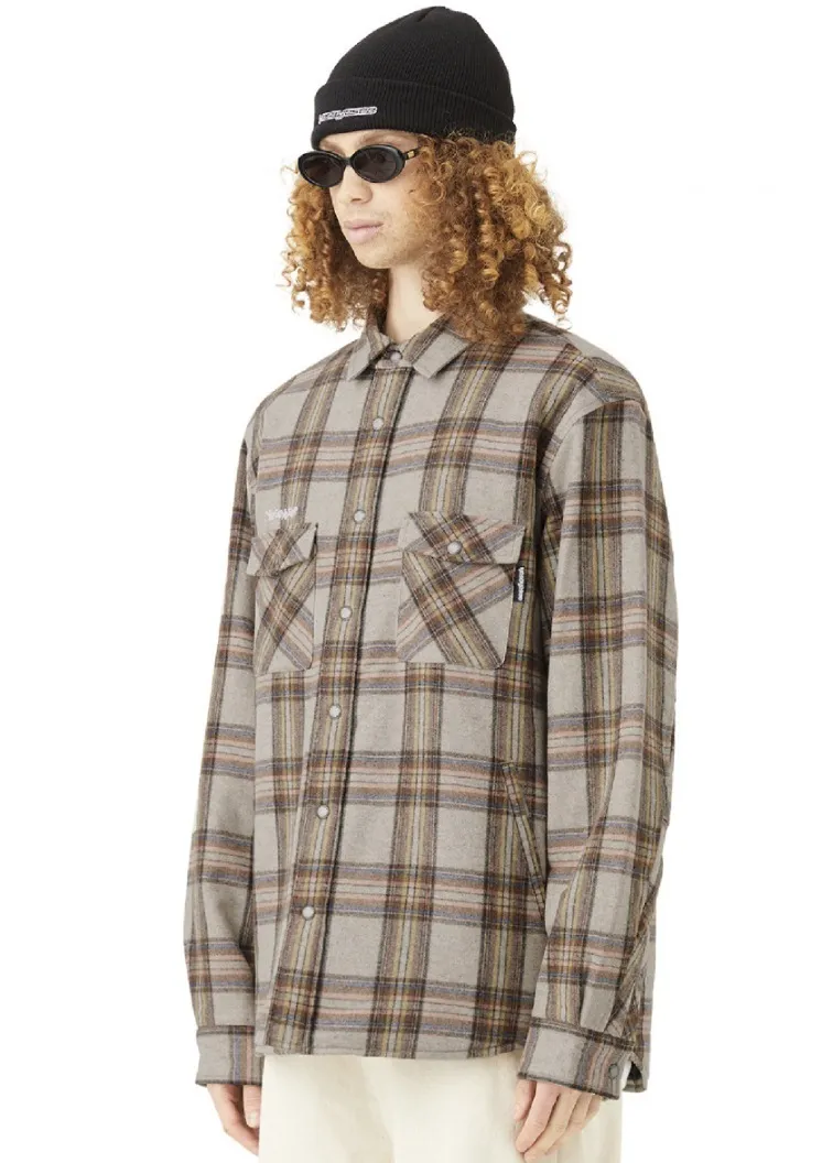 YESEYESEE  |[YESEYESEE] ★ Plaid Quilted Wool Shirts